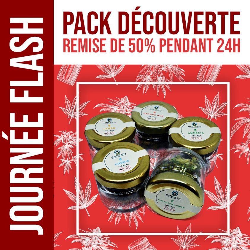 Flash Day - 50% de desconto no nosso Pack CBD  ! 🌿