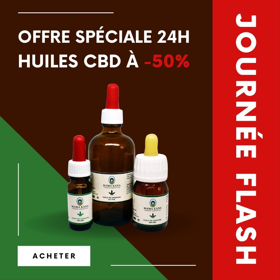 Flash Day - Metade do preço do nosso produto biológico óleos CBD 💧