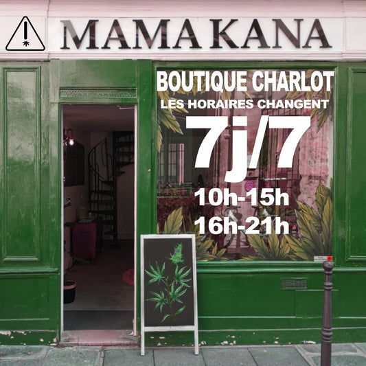 Boutique Charlot - Les horaires changent !