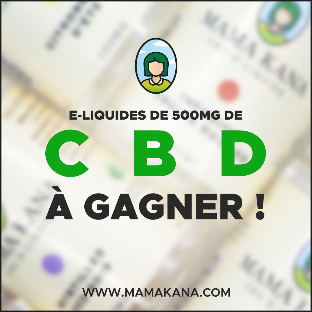 Concours Instagram 5 e-liquides 500mg à gagner !