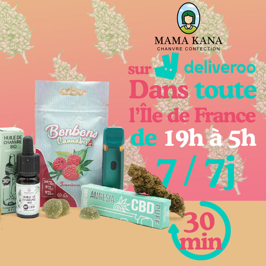 Mama Kana est désormais disponible sur Deliveroo toute la nuit !