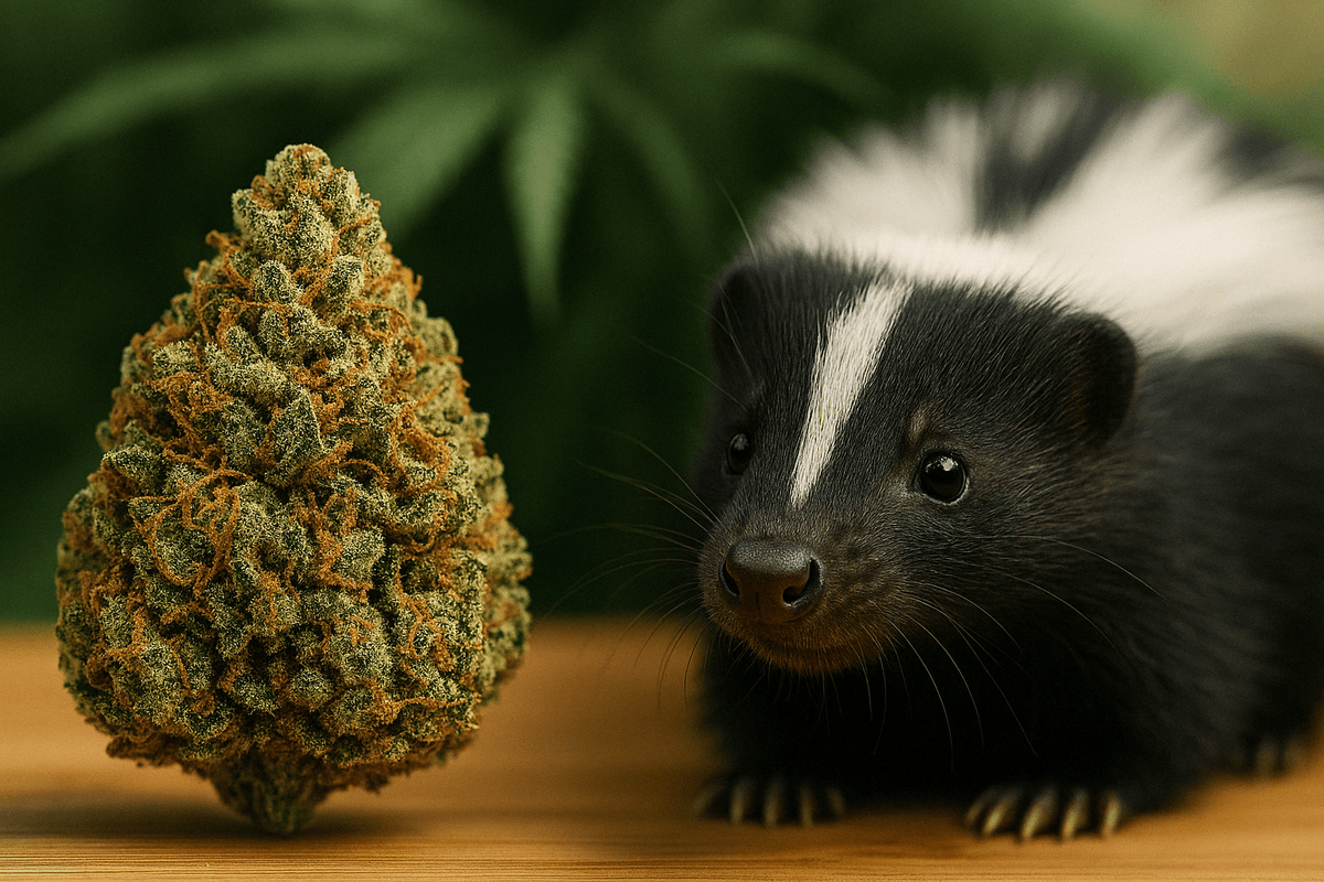 Tête de Skunk CBD et moufette