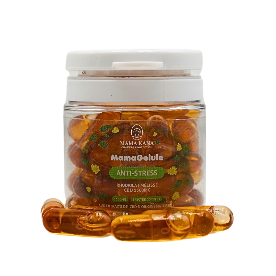 CBD 1500mg Capsules - Anti-Stress 🧎♀️