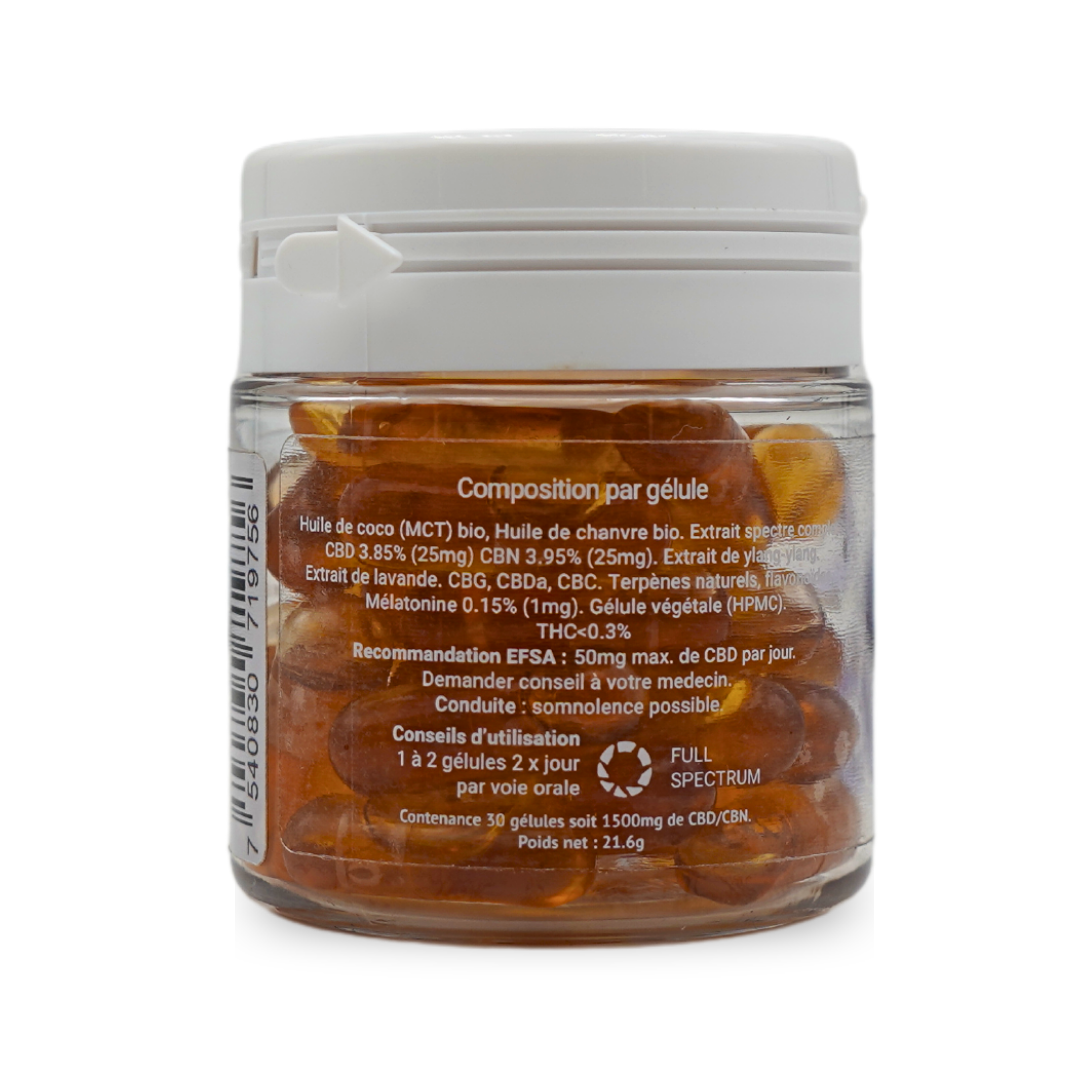 CBD 1500mg + Melatonina cápsula - Sueño 💤