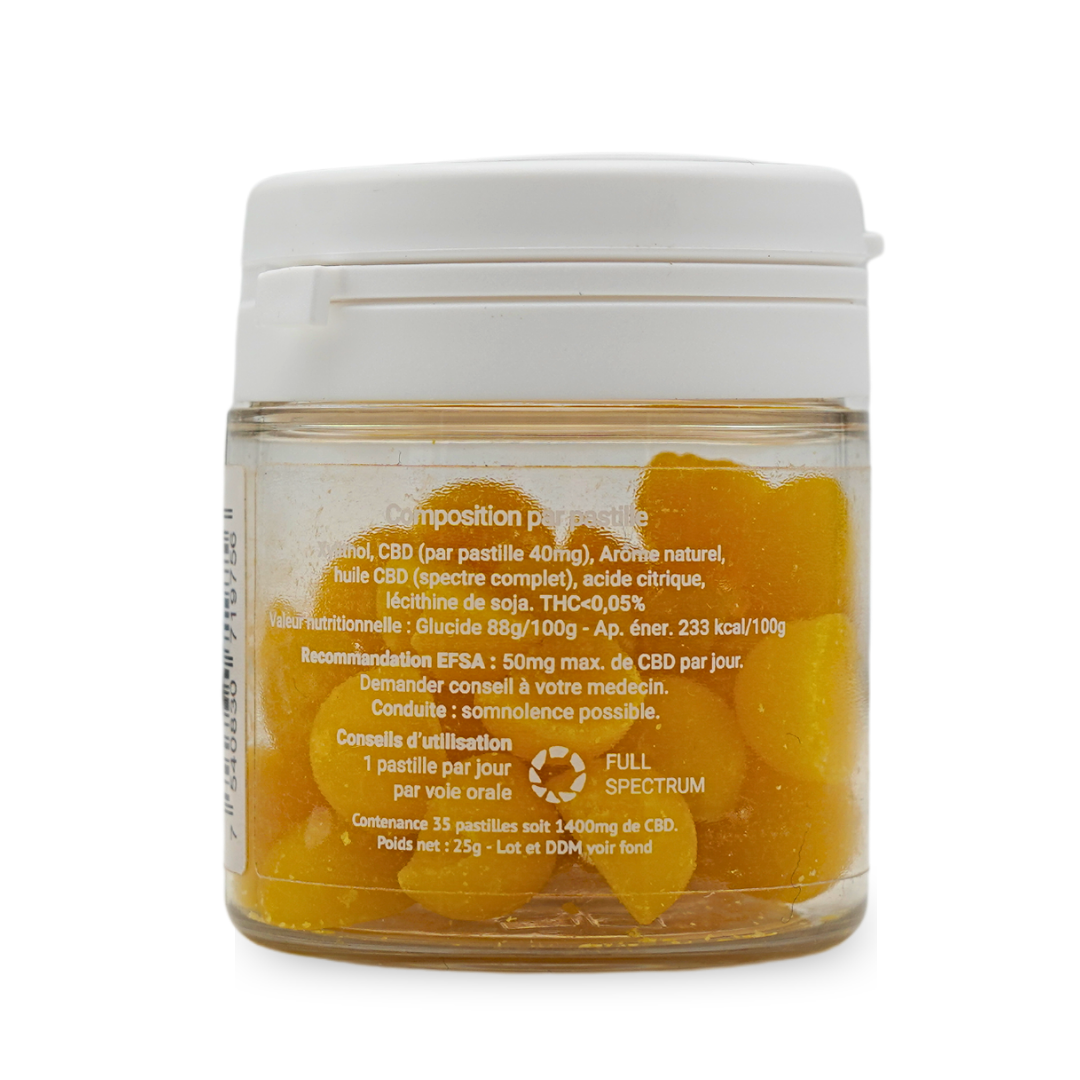 Bonbons CBD 1400mg - Banan 🐒