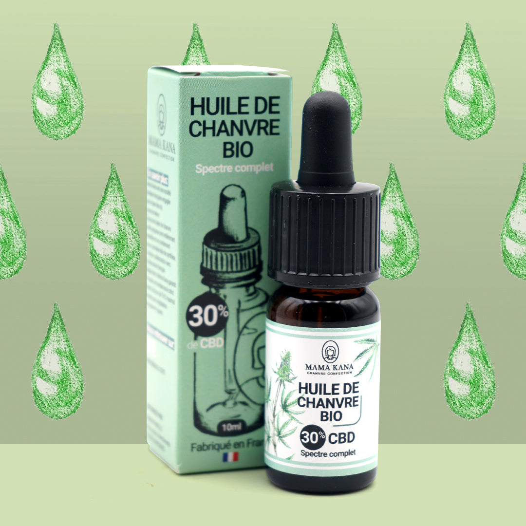 Aceite de CBD de cáñamo orgánico 30% 🇫🇷