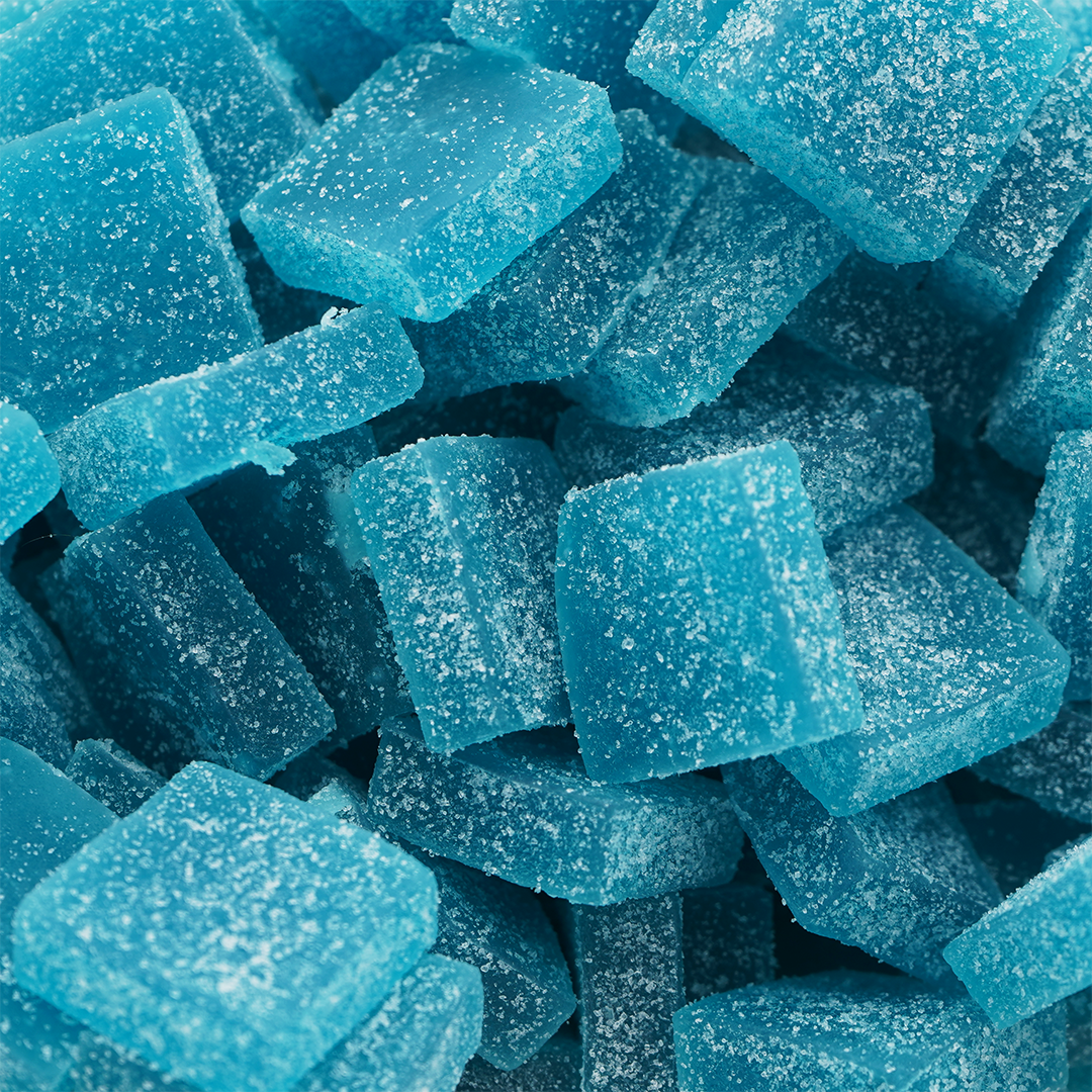 THC 15 mg & CBD 15 mg snoepjes - Blue razz đ«