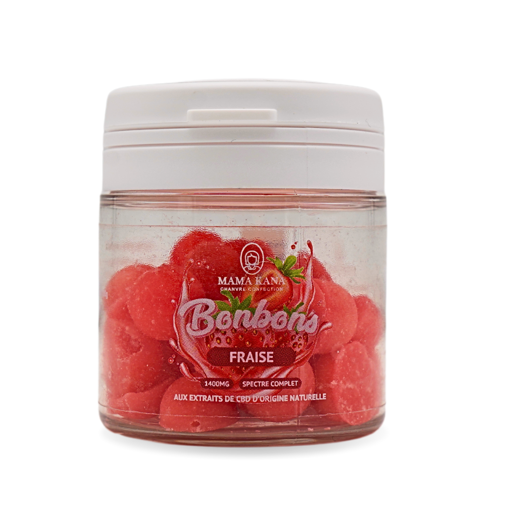 CBD bomboni 1400 mg - Jagoda 🍓