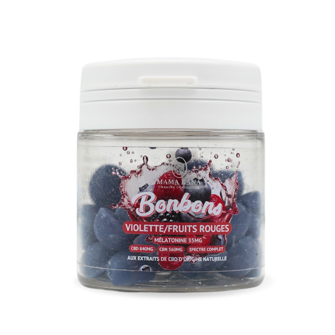 cbd-Bonbons rote Früchte