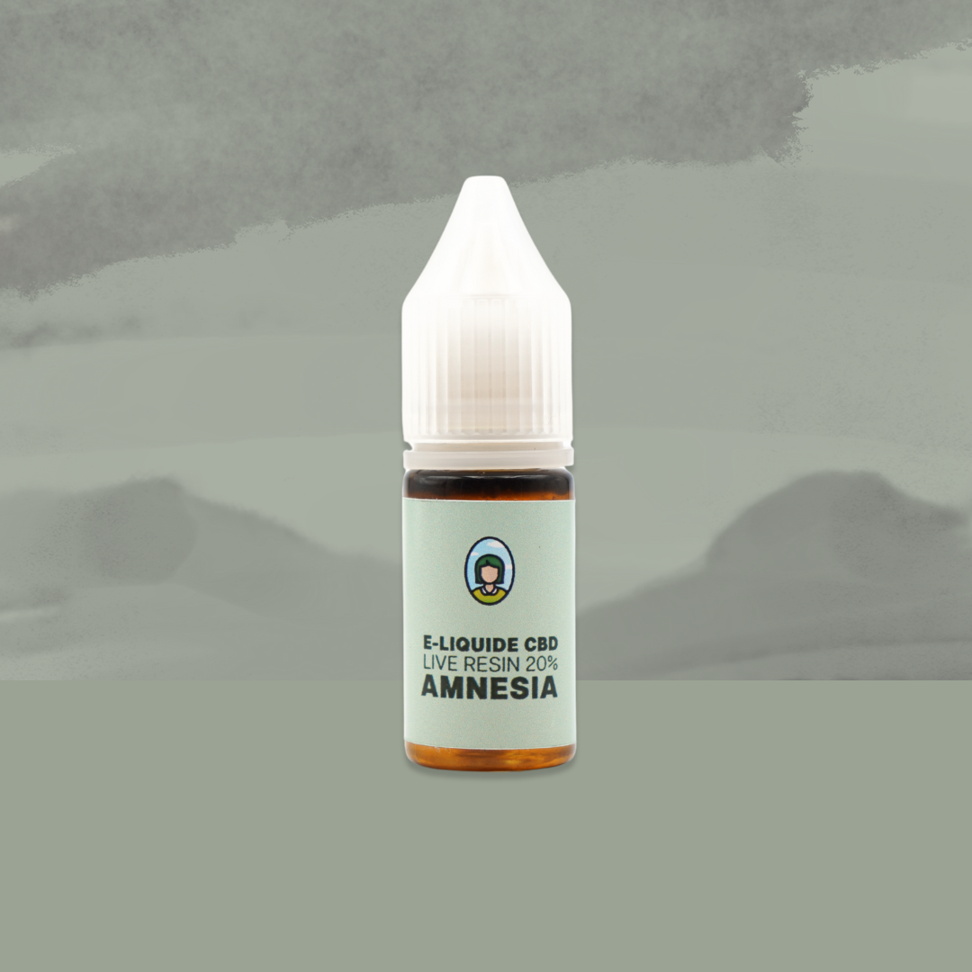 E-Liquid 20% CBD - Amnesia . E-Liquid 20% CBD - Amnesia .