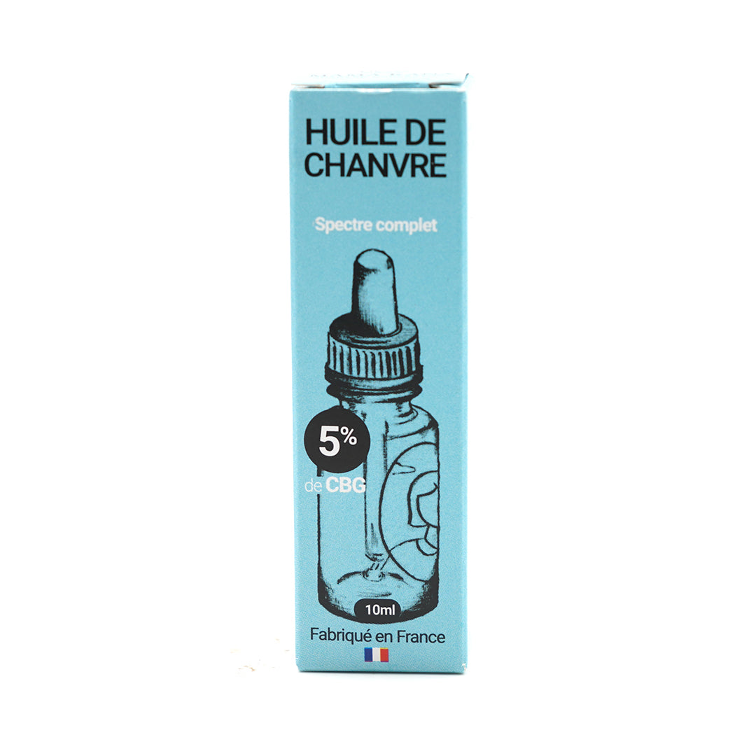 Hanföl CBG 5% + CBD 5% 🇫🇷