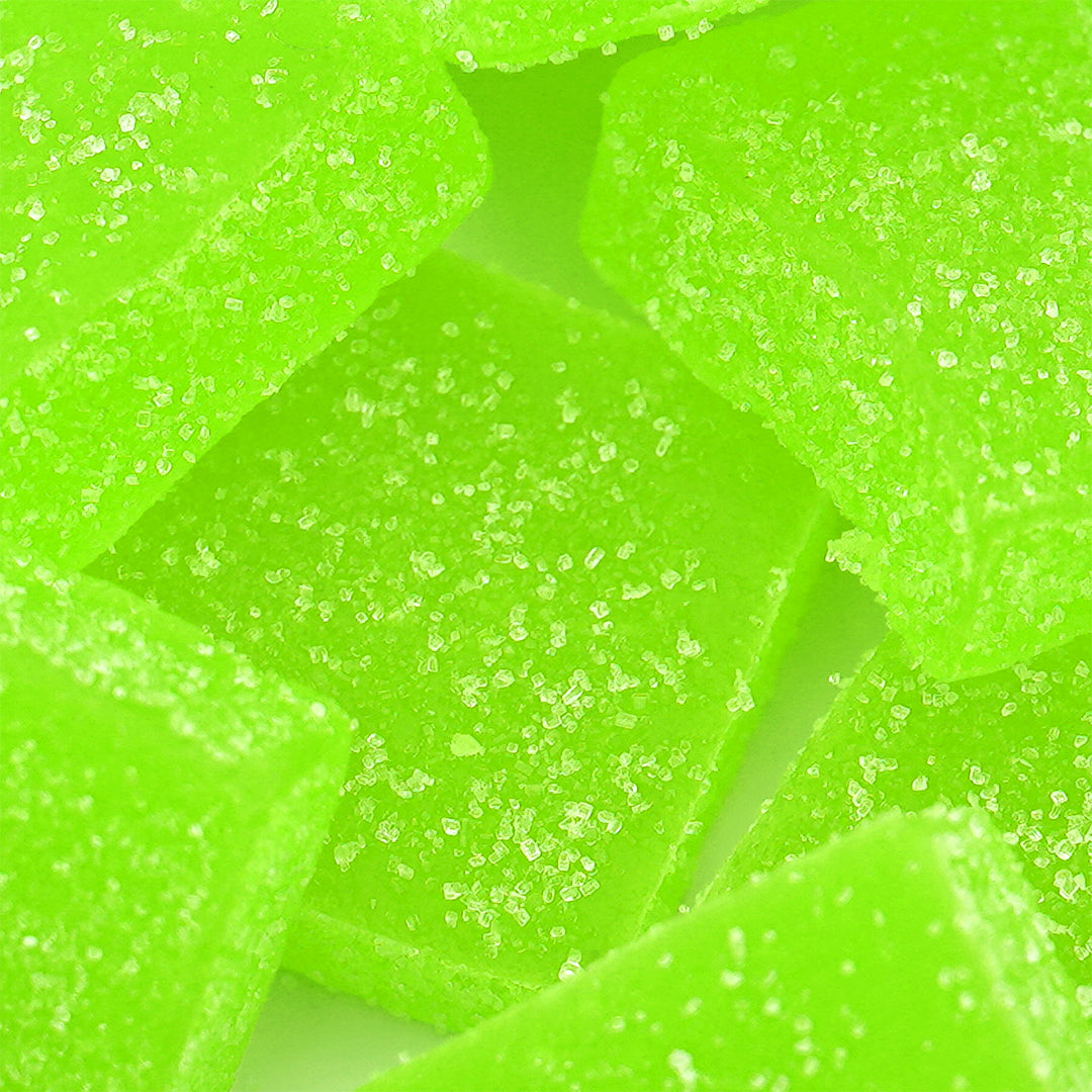 THC 5 mg & CBD 5 mg Bonbons - Sour Diesel Apple 🍏.
