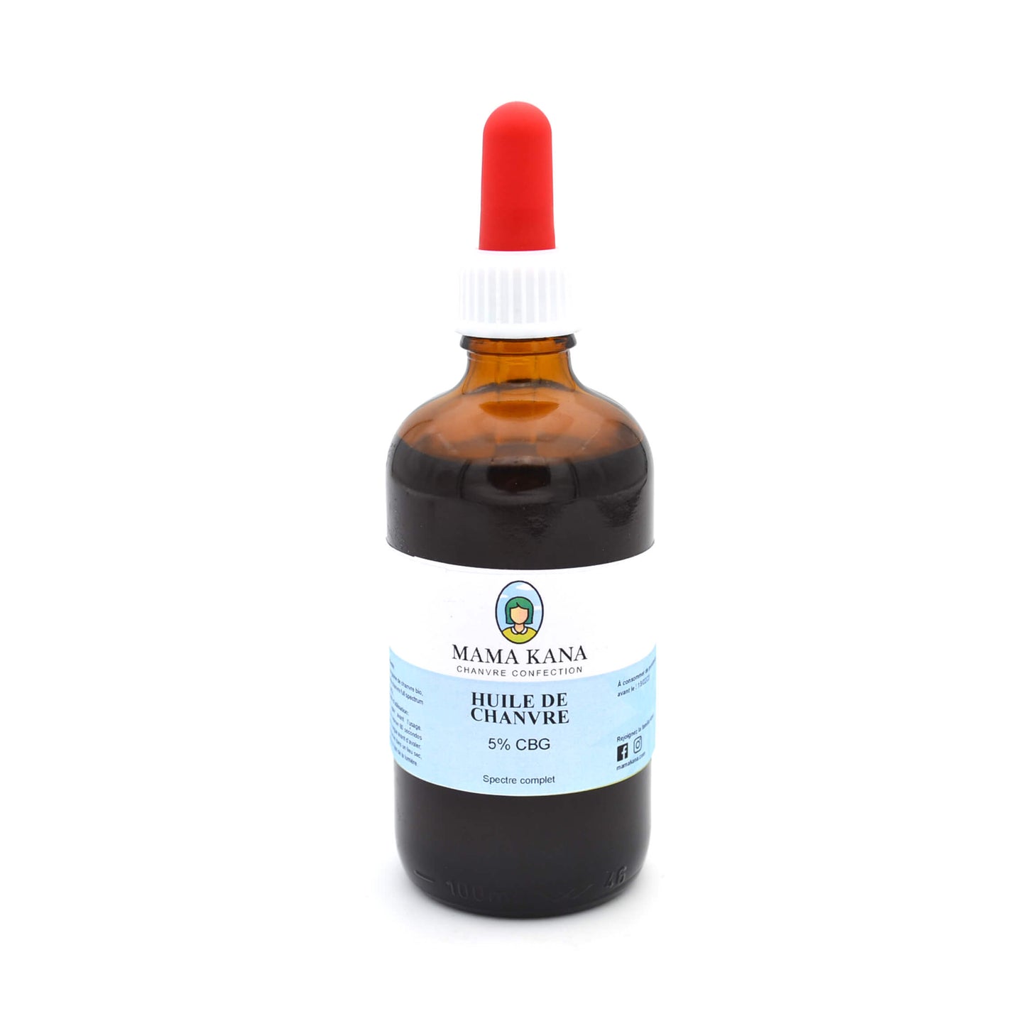 Hanföl CBG 5% + CBD 5% 🇫🇷