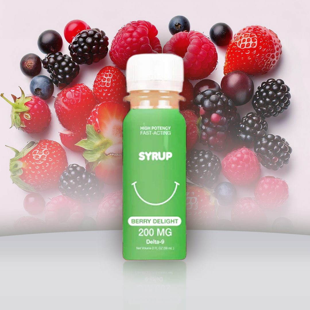 🎁 THC Sirup 200mg - Berry Delight 🍇 (100% off)