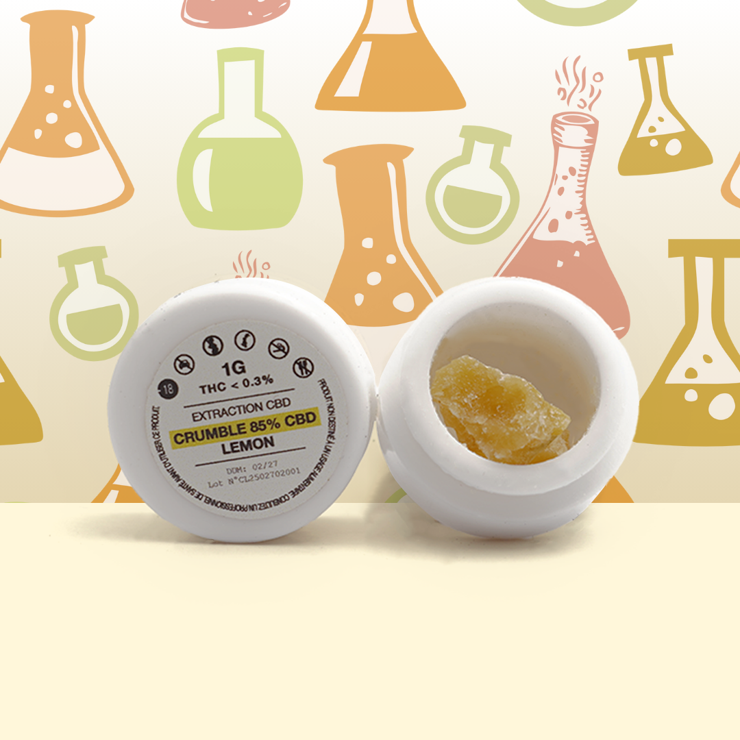 Crumble Lemon Haze - 85% CBD 🍋 (100% de desconto)