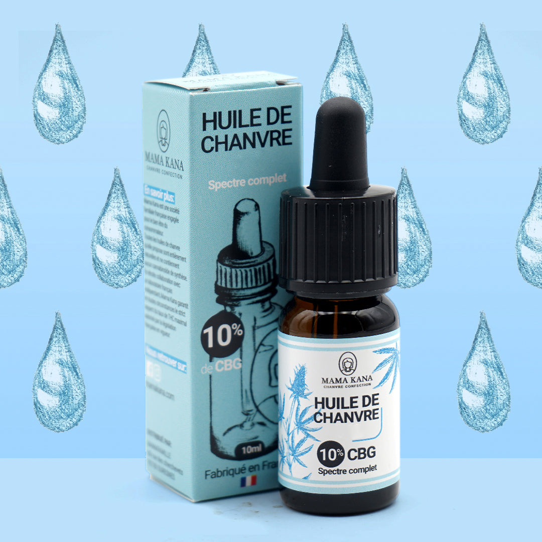 Olio di canapa CBG 10% + CBD 5% 🇫🇷