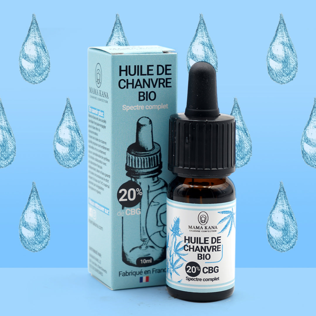 Βιολογικό έλαιο κάνναβης CBG 20% + CBD 5% 🇫🇷