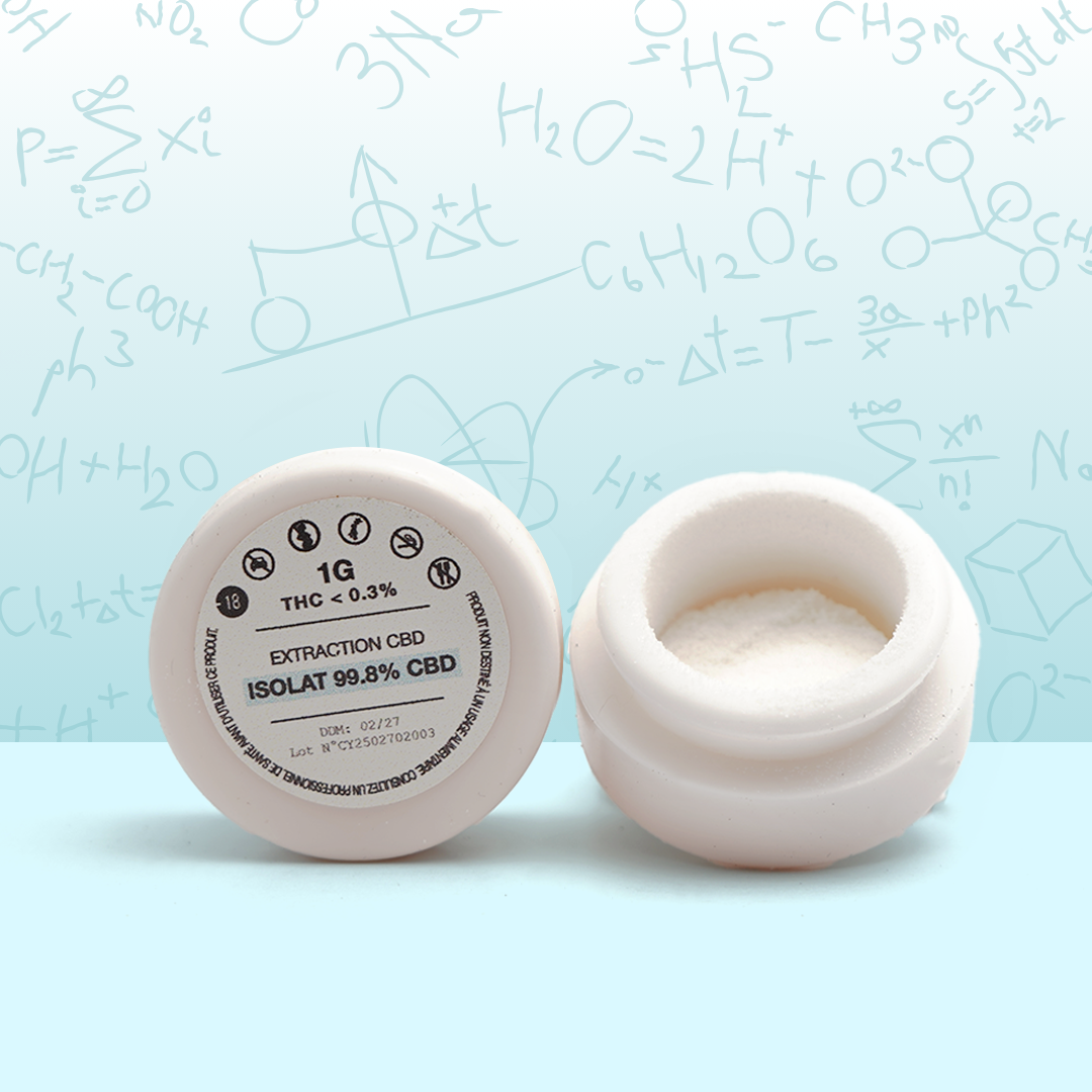Isolat CBD 99,8% | Cristaux de CBD Purs de Qualit Premium Isolat CBD 99,8% | Cristaux de CBD Purs de Qualit Premium