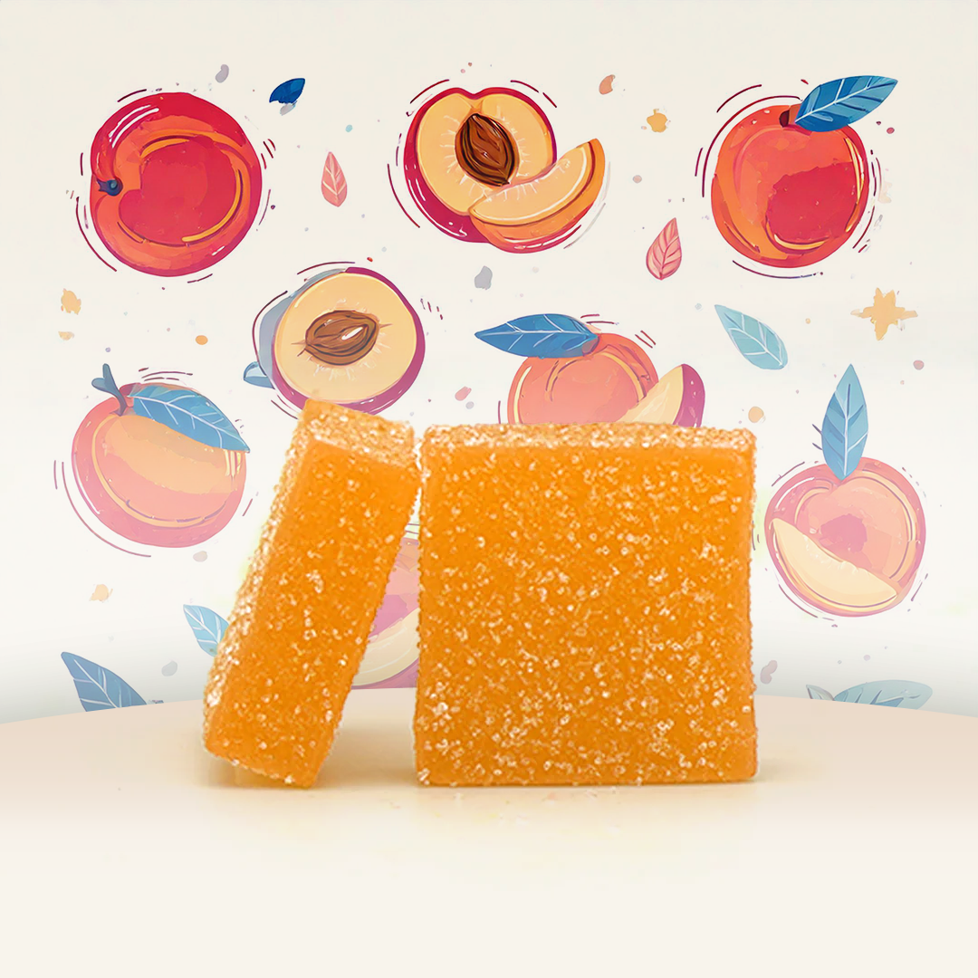 🎁 THC 5 mg & CBD 5 mg Bonbons - Peach Mimosa 🍑 (100% off)