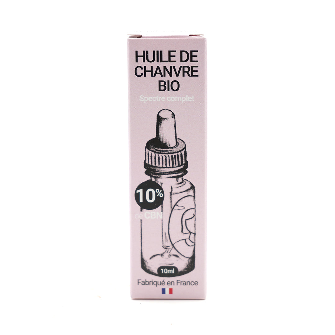 Huile de Chanvre BIO CBN 10% + CBD 5% 🇫🇷