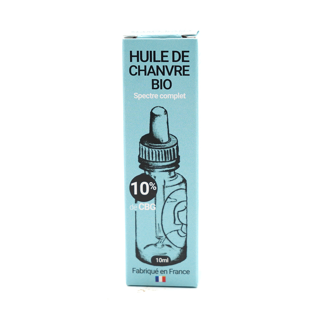 Huile de Chanvre BIO CBG 10% + CBD 5% 🇫🇷