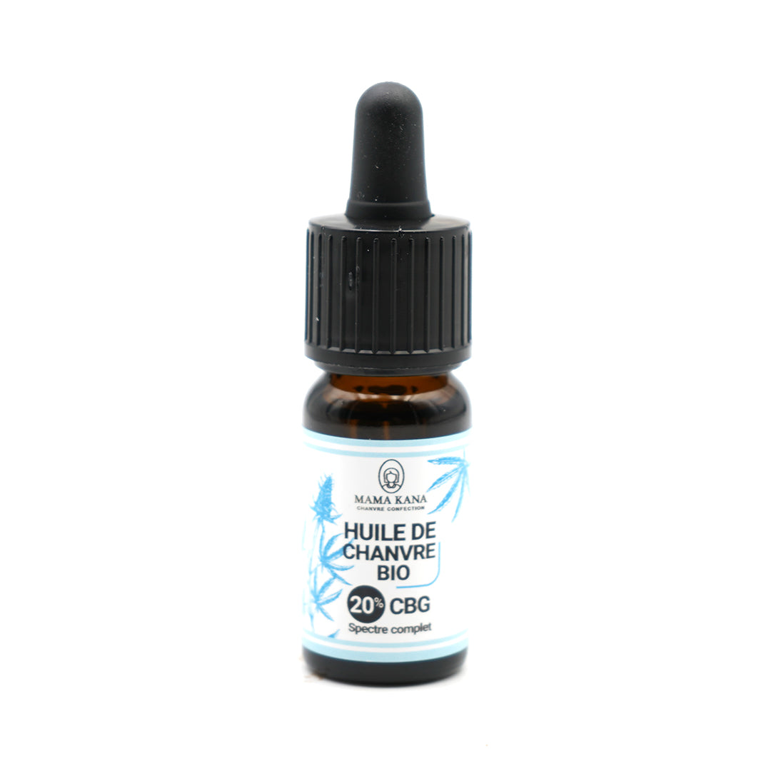 Huile de Chanvre BIO CBG 20% + CBD 5% 🇫🇷