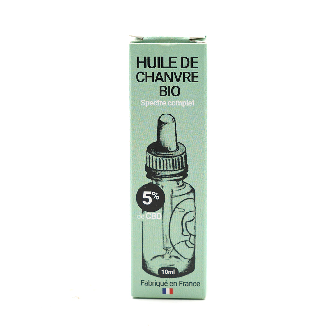 Huile de Chanvre BIO CBD 5% 🇫🇷