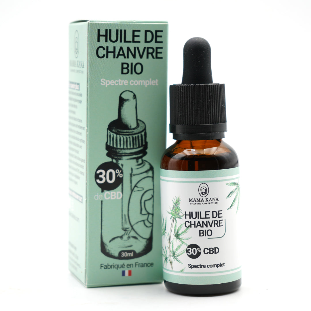 Aceite de CBD de cáñamo orgánico 30% 🇫🇷