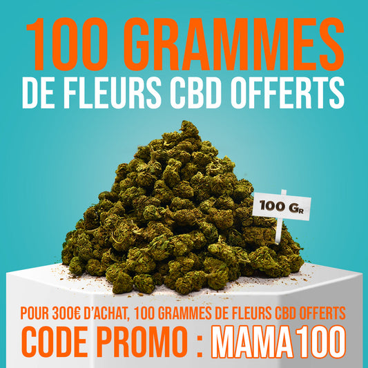 Mama Kana vă oferă 100 de grame de flori CBD 🌿 🎁