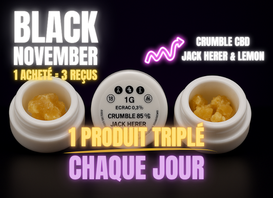 Black November - Jour 11 : Cumbles CBD triplés !
