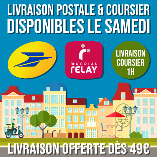 Livrare poștală și servicii de curierat disponibile sâmbăta! 🛵