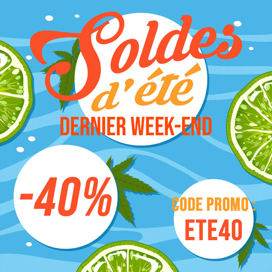 Summer sales: Last weekend at 40% off! ☀️
