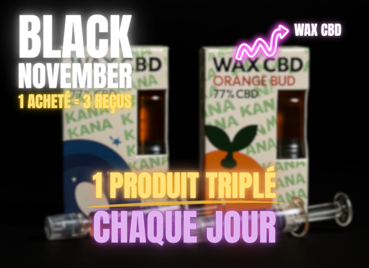 Črni november - 18. dan: TRIPLICATE CBD WAX!
