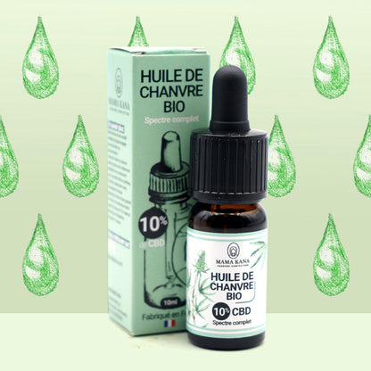 🎁 Orgaaninen Hamppu CBD öljy 10% 🇫🇷 (100% pois)