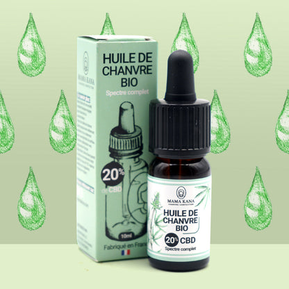 🎁 Orgaaninen hamppu CBD öljy 20% 🇫🇷 (100% pois)