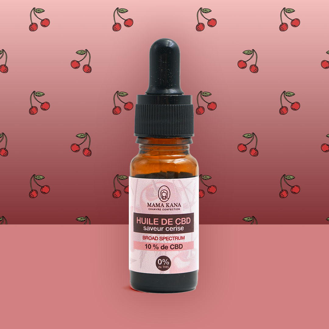 Huile de  CBD 10% - Saveur Cerise 🍒