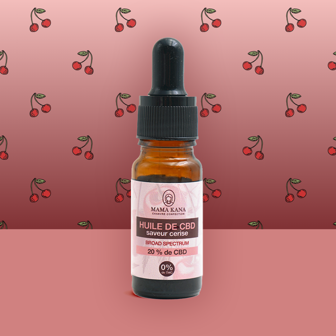 CBD Óleo de 20% - Sabor a cereja 🍒