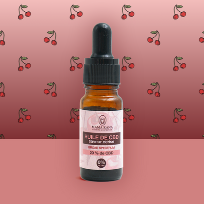 CBD Óleo de 20% - Sabor a cereja 🍒