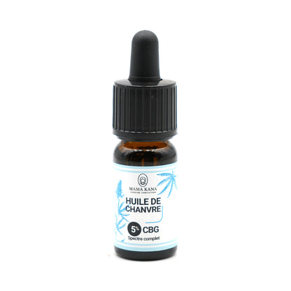 Hanföl CBG 5% + CBD 5% 🇫🇷