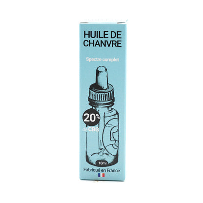 Hamppuöljy CBG 20% + CBD 5% 🇫🇷
