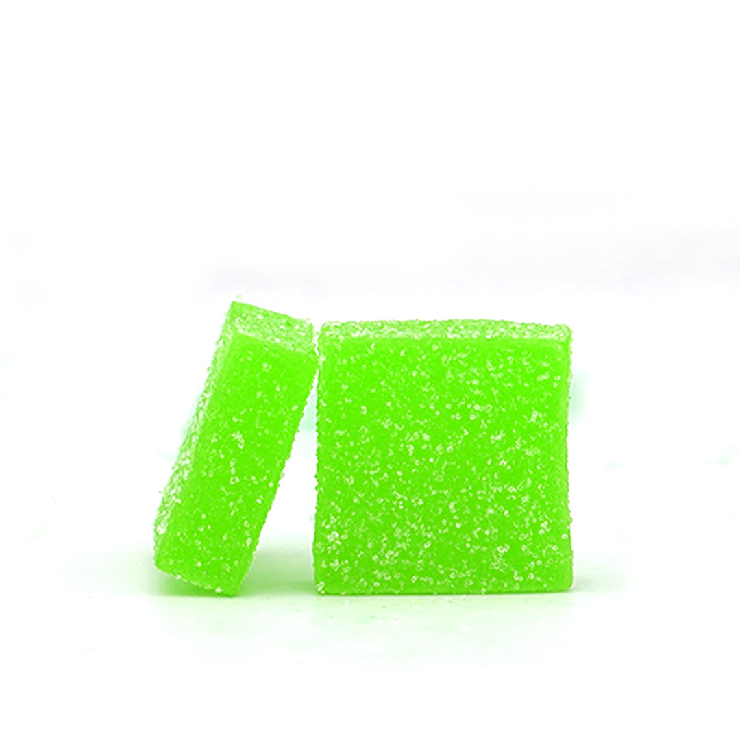 THC 5 mg & CBD 5 mg candies - Sour Diesel Apple 🍏