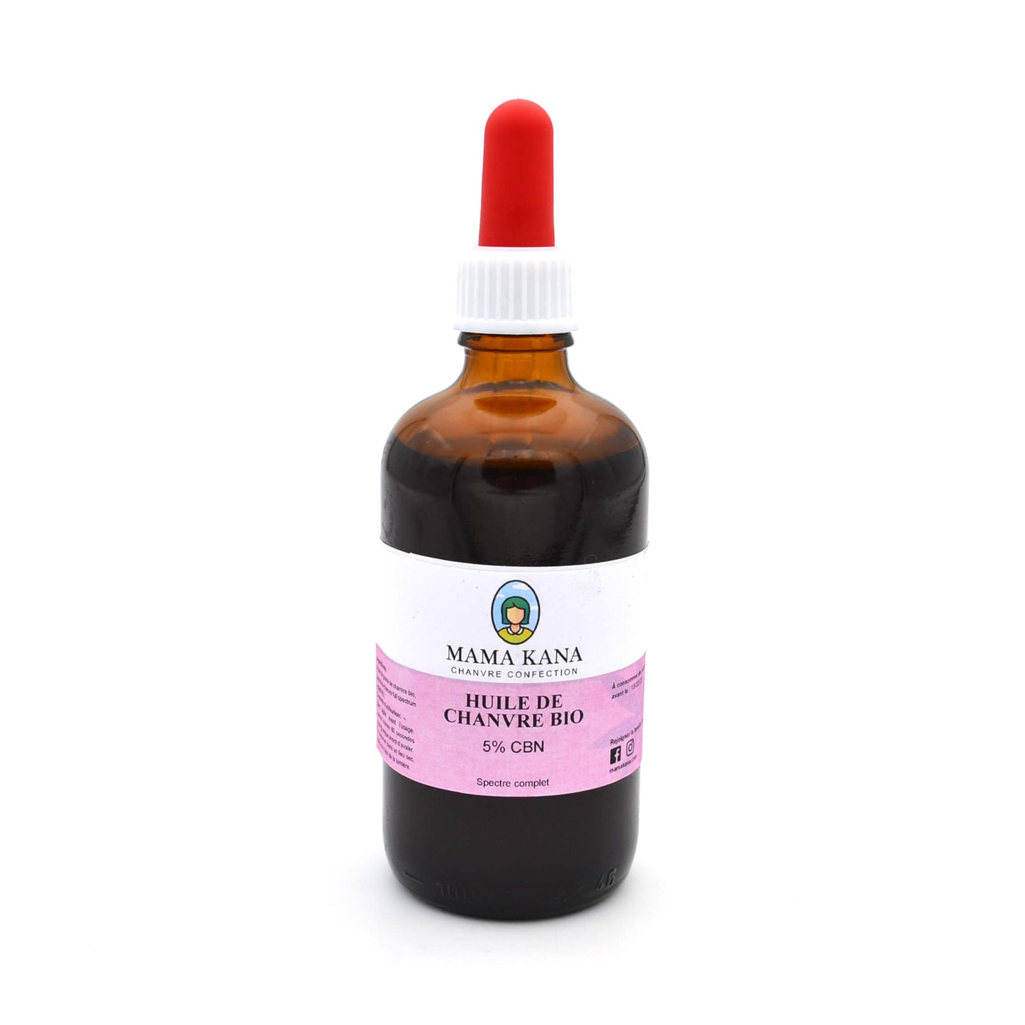 " Aceite de cáñamo orgánico CBN 5% + CBD 5% 🇫🇷 (100% de descuento)