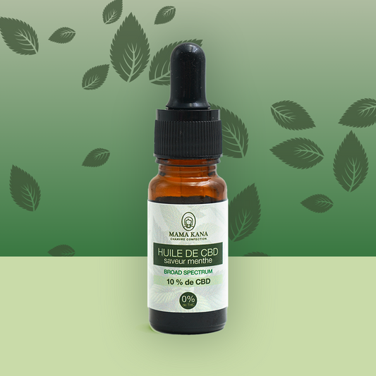 Óleo de CBD de largo espetro a 10% - Menta 🌱 (100% de desconto)