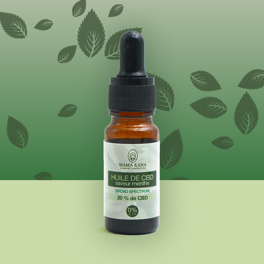 Broad Spectrum 20% CBD Oil - Mentă 🌱