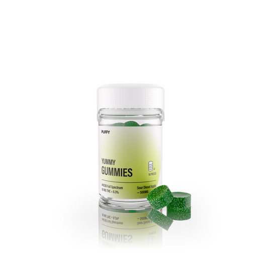 Gummies 50mg THC - Sour Diesel Apple 🍏