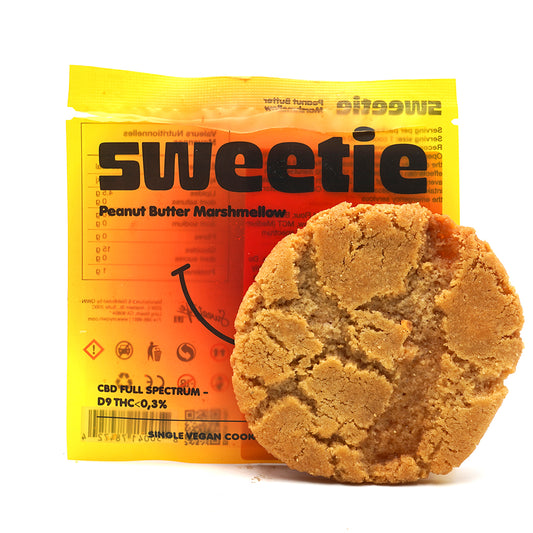 Biscoito Espacial THC 100mg - Marshmallow de Manteiga de Amendoim 🥜