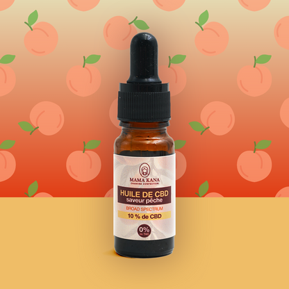 CBD Oil 10% - Γεύση ροδάκινου 🍑