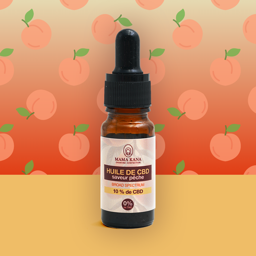 🎁 Broad Spectrum 10% CBD Öl - Pfirsich 🍑 (100% off)