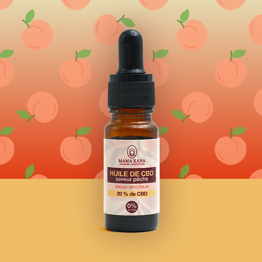 CBD Oil 20% - Γεύση ροδάκινου 🍑