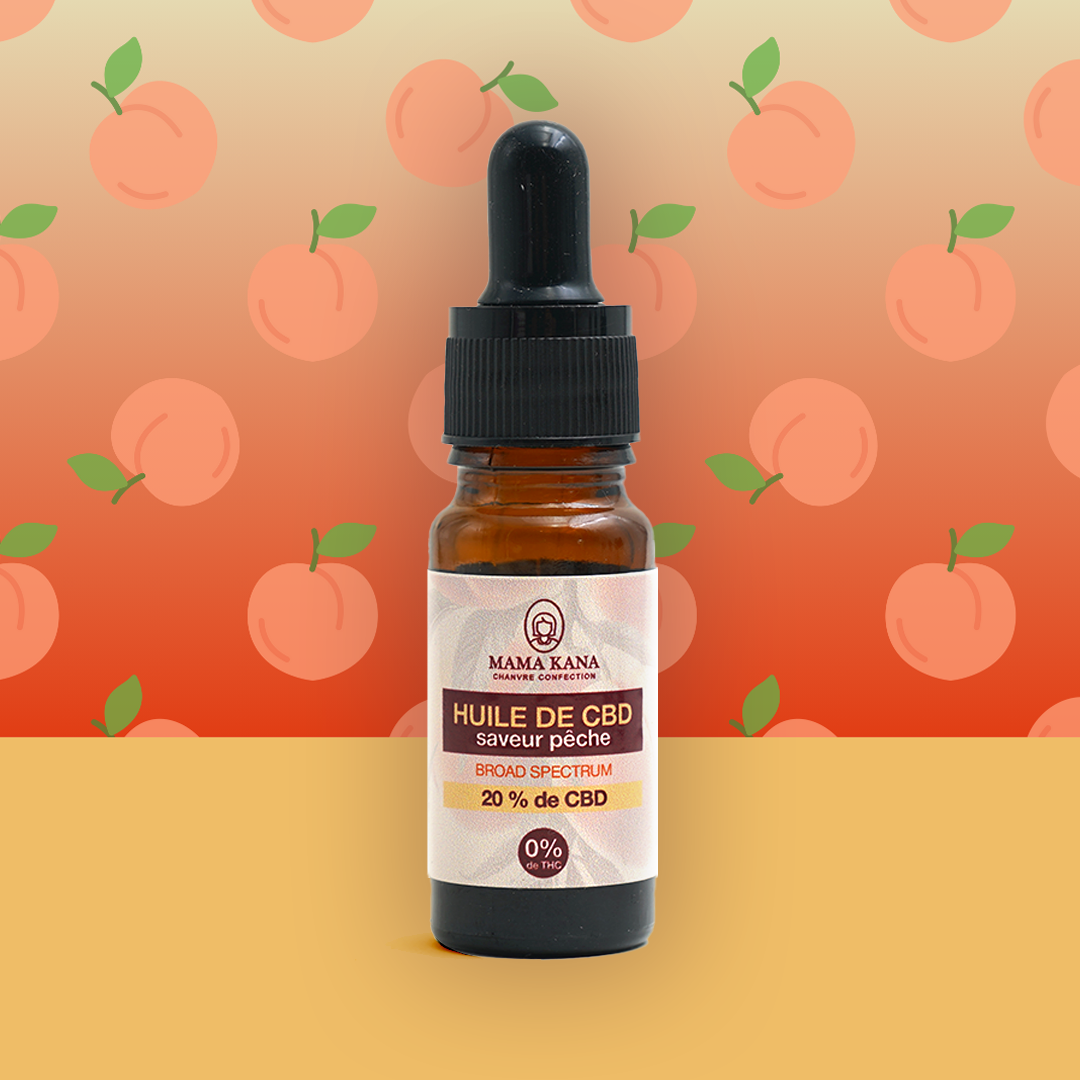Óleo de CBD de largo espetro a 20% - Pêssego 🍑 (100% de desconto)